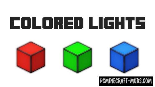 Colored Lights - Decor LED Mod For Minecraft 1.12.2