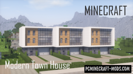 Modern Town House 2 Map For Minecraft