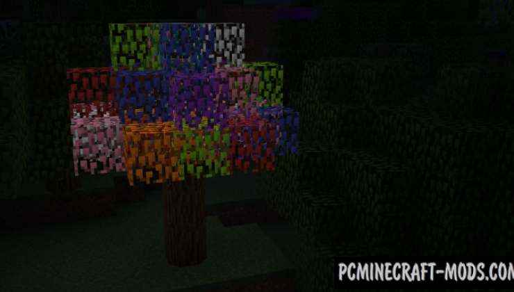 Chromatic Foliage - Decor Mod For Minecraft 1.12.2