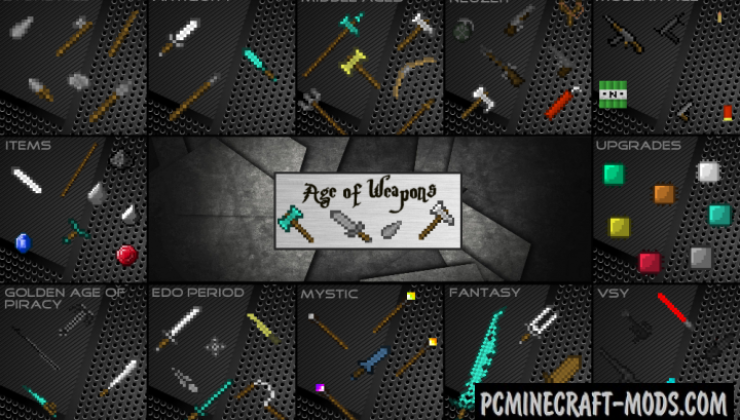 Age of Weapons - Guns Mod For Minecraft 1.19.3, 1.18.2, 1.12.2