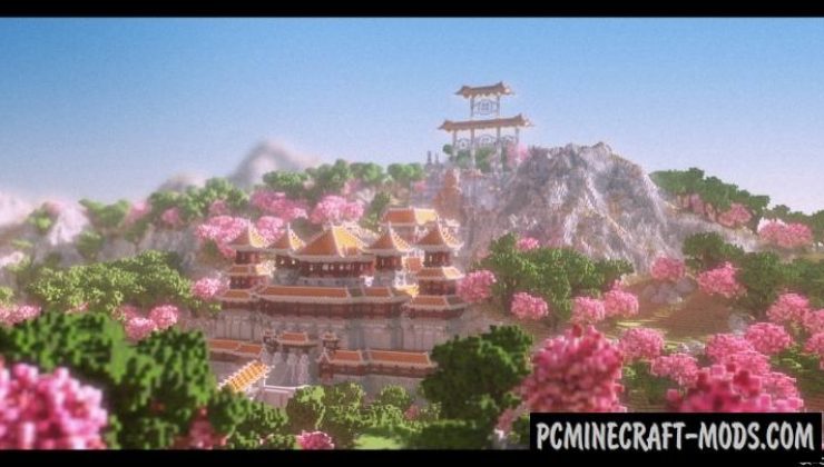 Xin Tiantang - City, Buildings Map For Minecraft