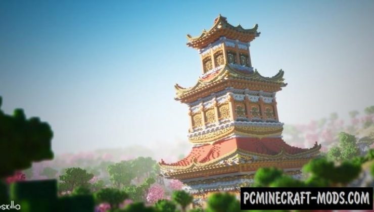 Xin Tiantang - City, Buildings Map For Minecraft