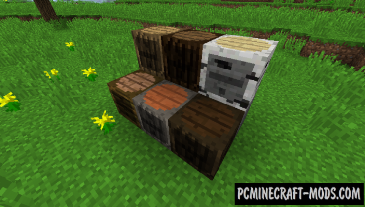 Charset Storage Barrels - New Blocks Mod For Minecraft 1.12.2