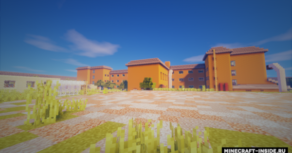 School #74 Map For Minecraft 1.14, 1.13.2  PC Java Mods 