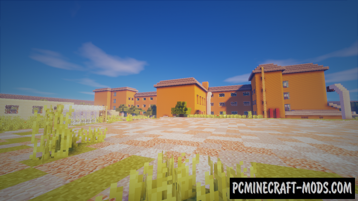 School #74 Map For Minecraft 1.14, 1.13.2  PC Java Mods 