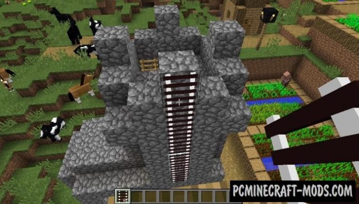 Rope Ladders Mod For Minecraft 1.13.2, 1.12.2