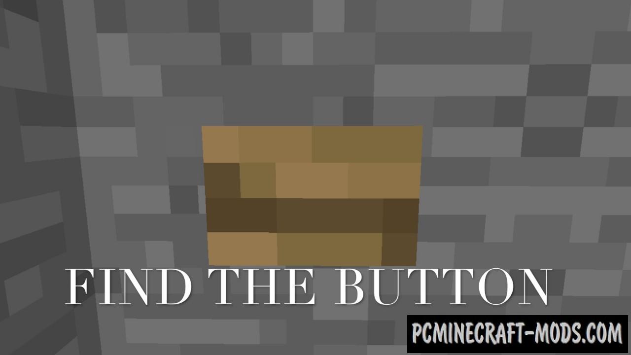Find The Button - Puzzle, Finding Map For Minecraft