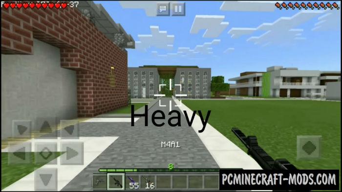 Military Weapons & Vehicles Minecraft PE Mod 1.9.0, 1.8.0