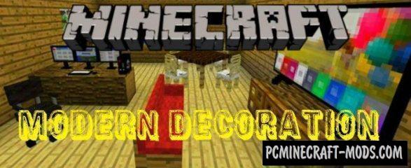 Modern Decoration Minecraft PE Mod / Addon 1.18.12