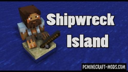 Shipwreck on the Island - Survival Map For MC