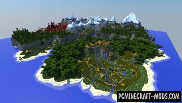 The Curse of Starry Isle - PvP Map For Minecraft