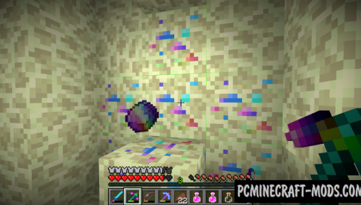 Spectrite - Ore, Weapons Mod For Minecraft 1.12.2, 1.11.2