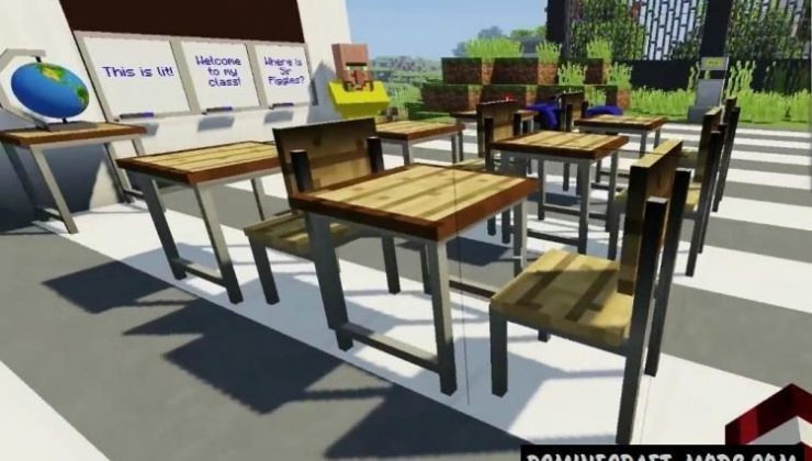 Another School - Decor Mod For Minecraft 1.12.2