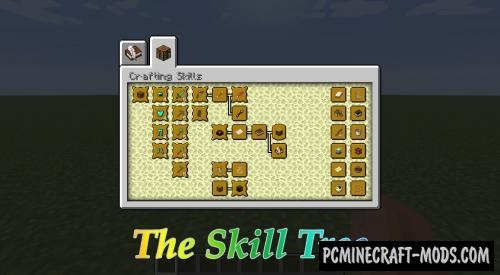 The Skill Tree - GUI, Tweak Mod For Minecraft 1.12.2