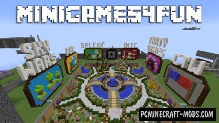 Minigames4Fun - Mini-Games Map For Minecraft