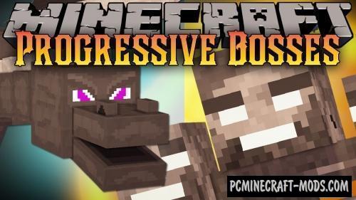 Progressive Bosses - Hardcore Mod For MC 1.16.5, 1.12.2