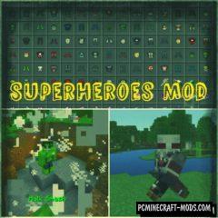 SuperHeroes Of Marvel Minecraft PE Mod 1.9.0, 1.8.0