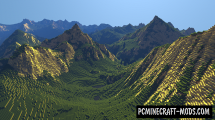 Mountain Landscape - Survival, Terrain Map For Minecraft