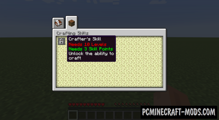 The Skill Tree - GUI, Tweak Mod For Minecraft 1.12.2