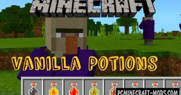 Vanilla+ Potions Minecraft PE Mod 1.9.0, 1.8.0, 1.7.0 1.14 