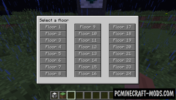 Elrol's GUI Elevator Mod For Minecraft 1.12.2, 1.10.2, 1.9.4