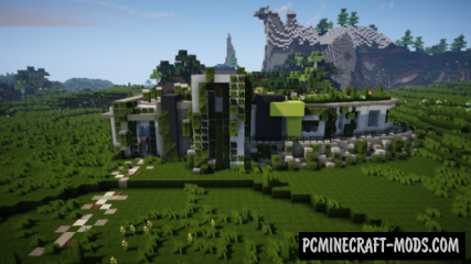 Small Modern House Map For Minecraft