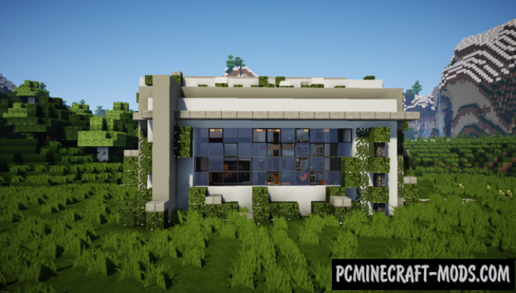 Small Modern House Map For Minecraft