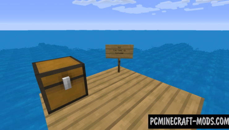 Raft Survival Map For Minecraft 1 17 1 16 5 Pc Java Mods