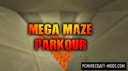 Mega Maze Parkour Map For Minecraft