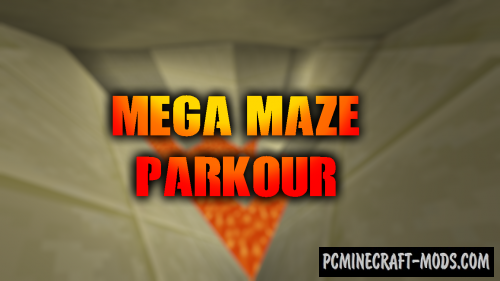 Mega Maze Parkour Map For Minecraft