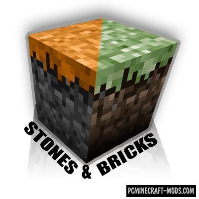 Stones & Bricks - Decorative Mod For Minecraft 1.12.2
