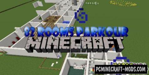 82 Rooms Parkour Map For Minecraft