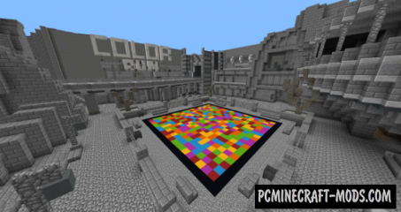 Color Run - Minigame Map For Minecraft