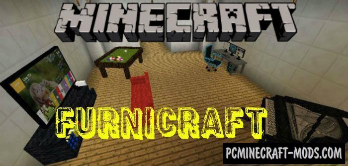 Furnicraft Addon For Minecraft PE 1.18.12, 1.17.40