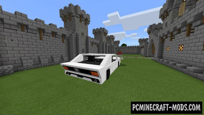 New Vehicle: Ford Mustang Minecraft PE Mod 1.9.0, 1.7.0