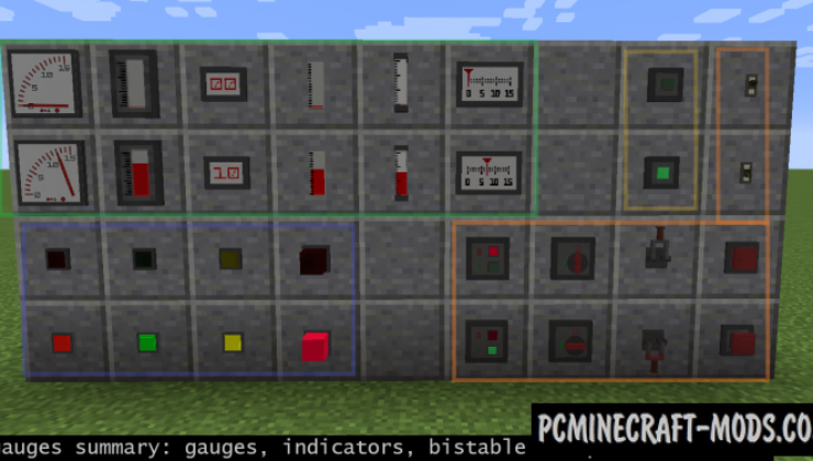 Redstone Gauges And Switches Tech Mod 1 16 5 1 12 2 Pc Java Mods