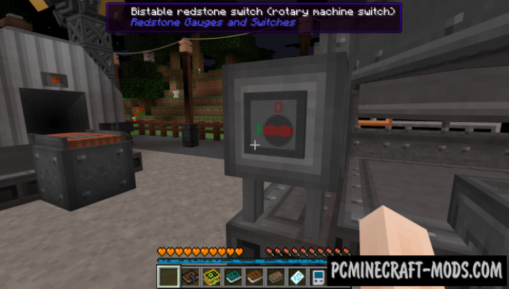 Redstone Gauges and Switches - Tech Mod 1.18.1, 1.16.5, 1.12.2