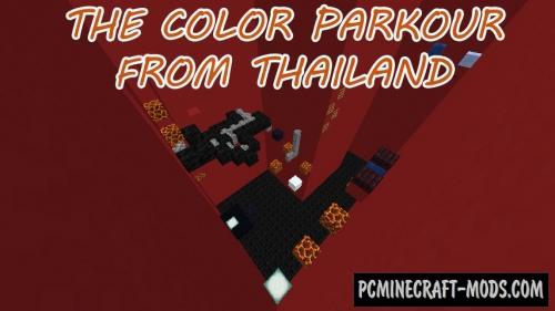 The Color Parkour From Thailand Map For Minecraft
