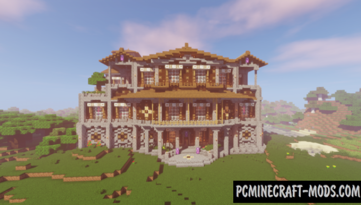 Woodland Mansion Transformation Map For Minecraft 1.14, 1 