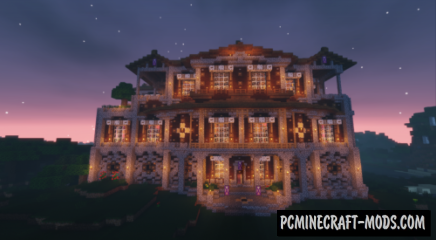 Woodland Mansion Transformation Map For Minecraft