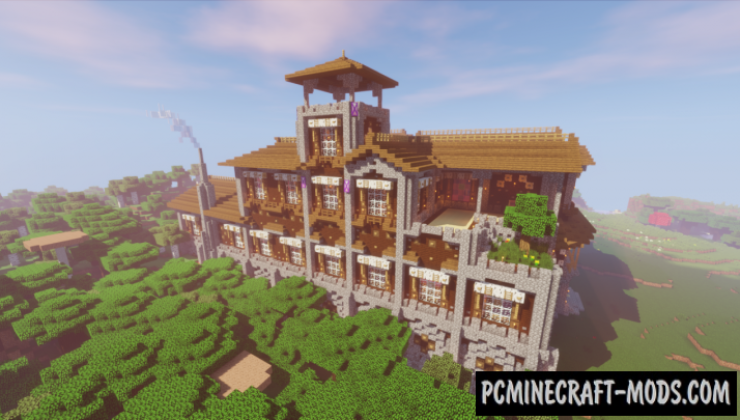 Woodland Mansion Transformation Map For Minecraft 1.14.1 