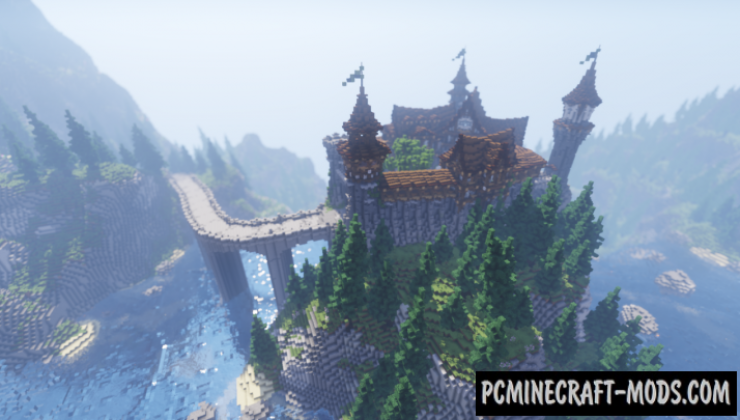 Old Fallen Castle Map For Minecraft