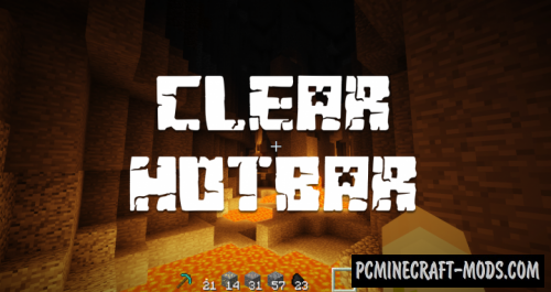 Clear Hotbar Resource Pack For Minecraft 1.13