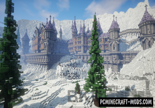 Frauberg Abbey - Castle Map For Minecraft