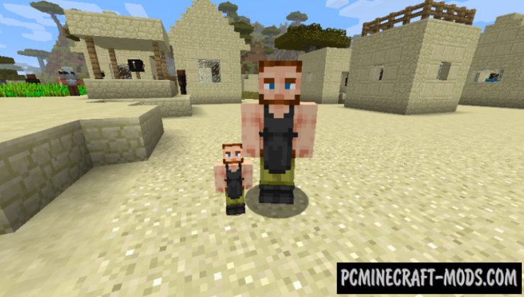Player Villager Models 64x Resource Pack For MC 1.12.2, 1.10.2