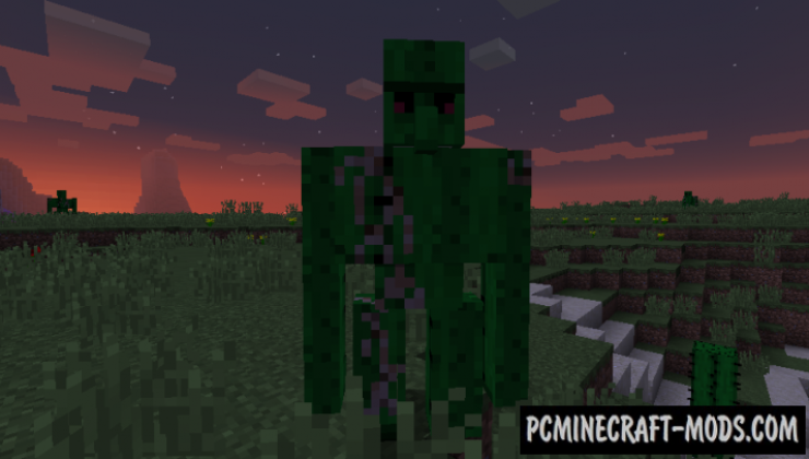The Cactus - New Mobs Mod For Minecraft 1.20.1, 1.18.1, 1.16.5, 1.12.2