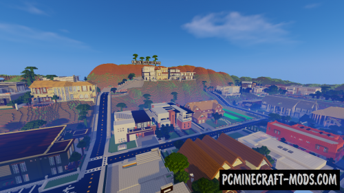Valley Hills Estates - City Map For Minecraft