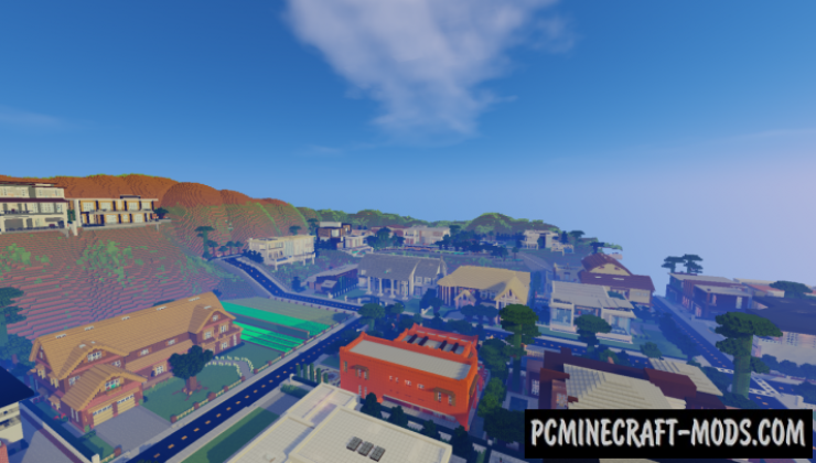 Valley Hills Estates - City Map For Minecraft