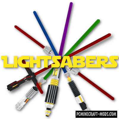 Glowing Lightsabers 3D - PvP Texture Pack For MC 1.20.1, 1.19.4