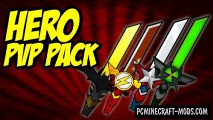 Hero PvP 64x Resource Pack For Minecraft 1.12.2, 1.11.2